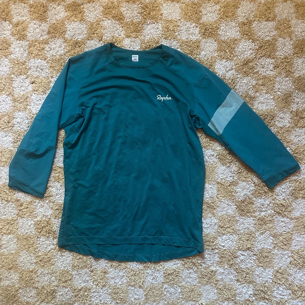 Rapha Green 3/4 Sleeve MTB /Cycling Jersey